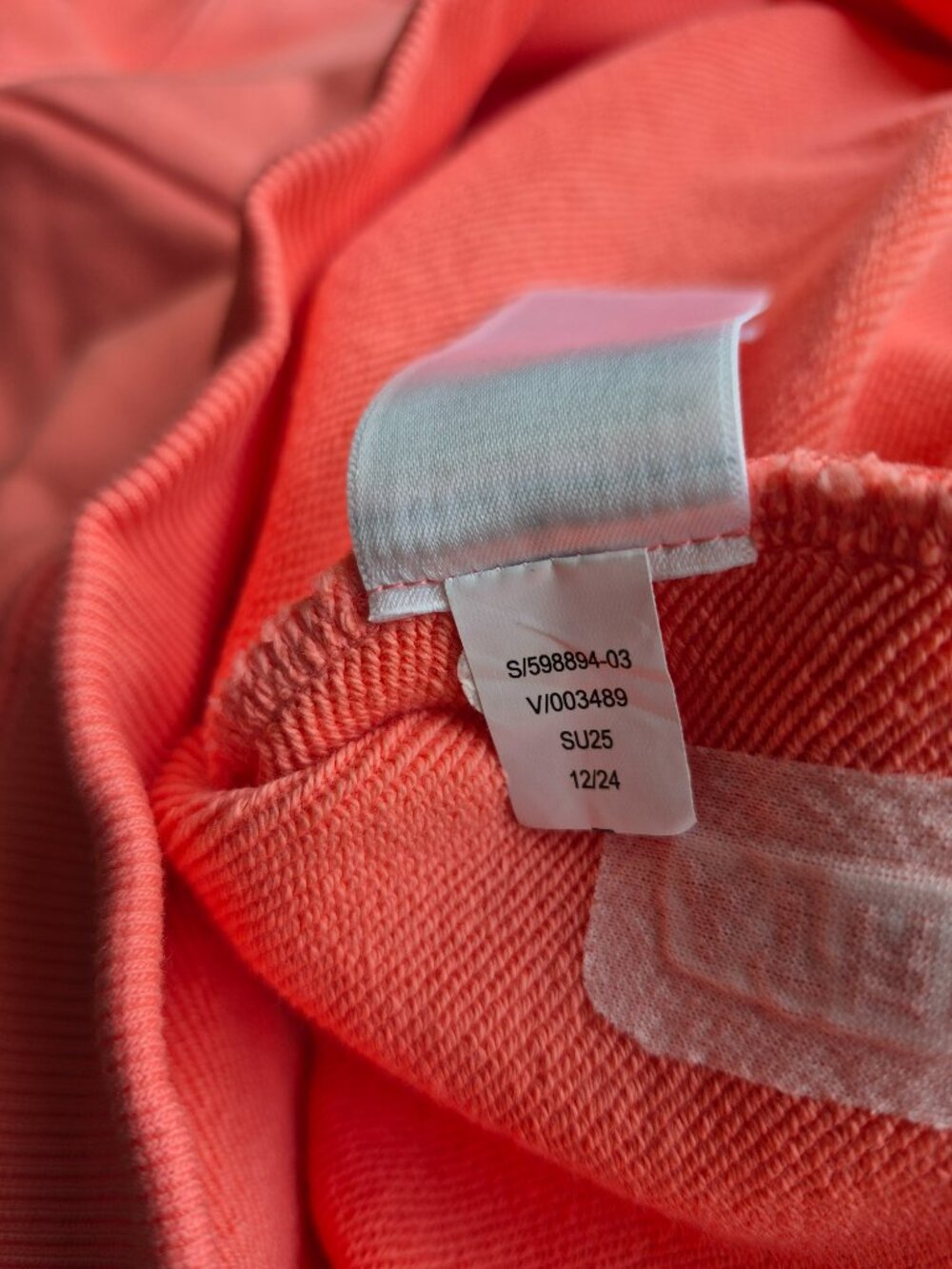 Athleta Heavyweight Terry Dolman Tee Mimosa Pink S - Picture 7 of 10